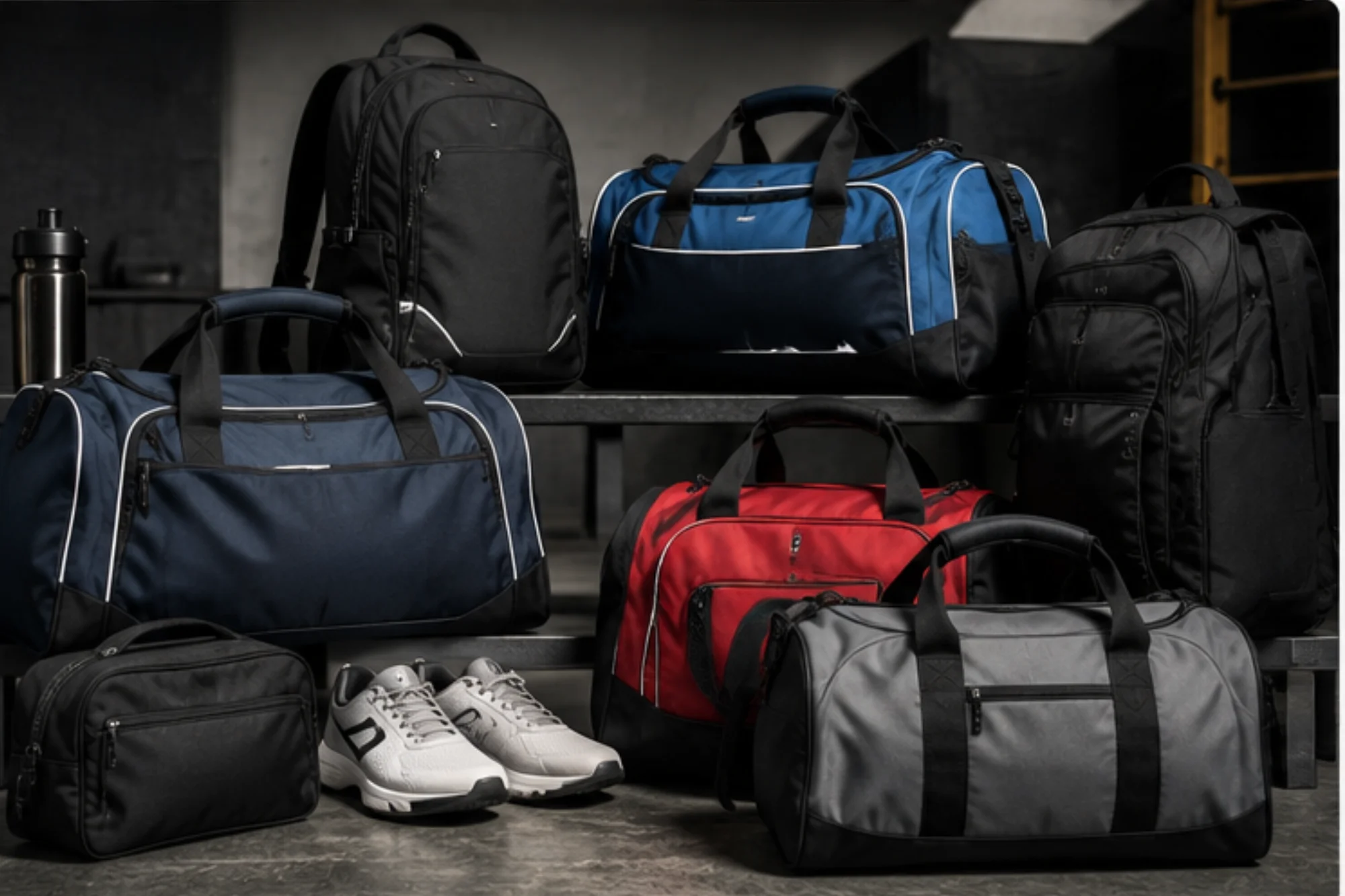Custom sports bags by Crivun Exports