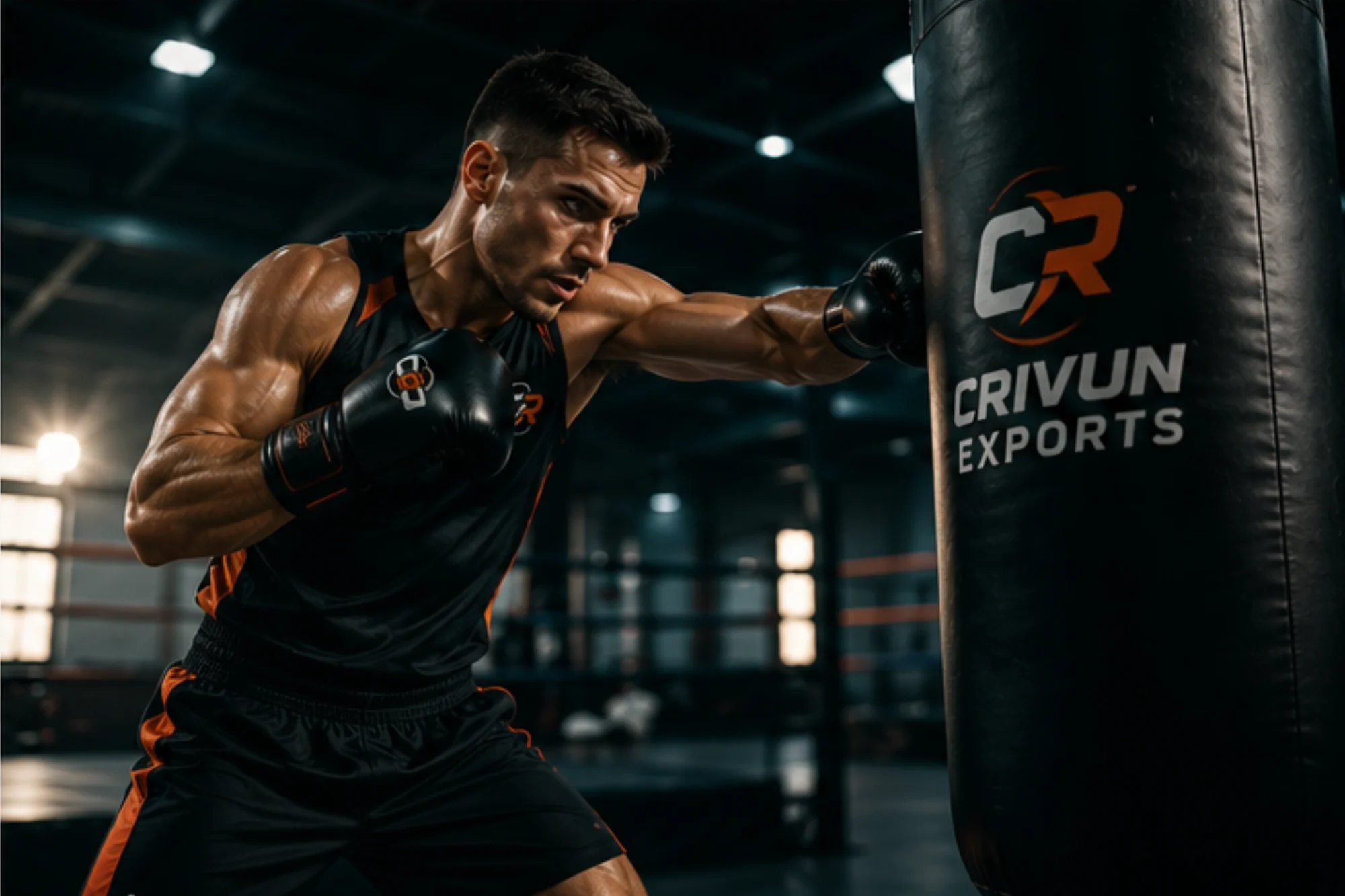 Premium custom boxing wear sample