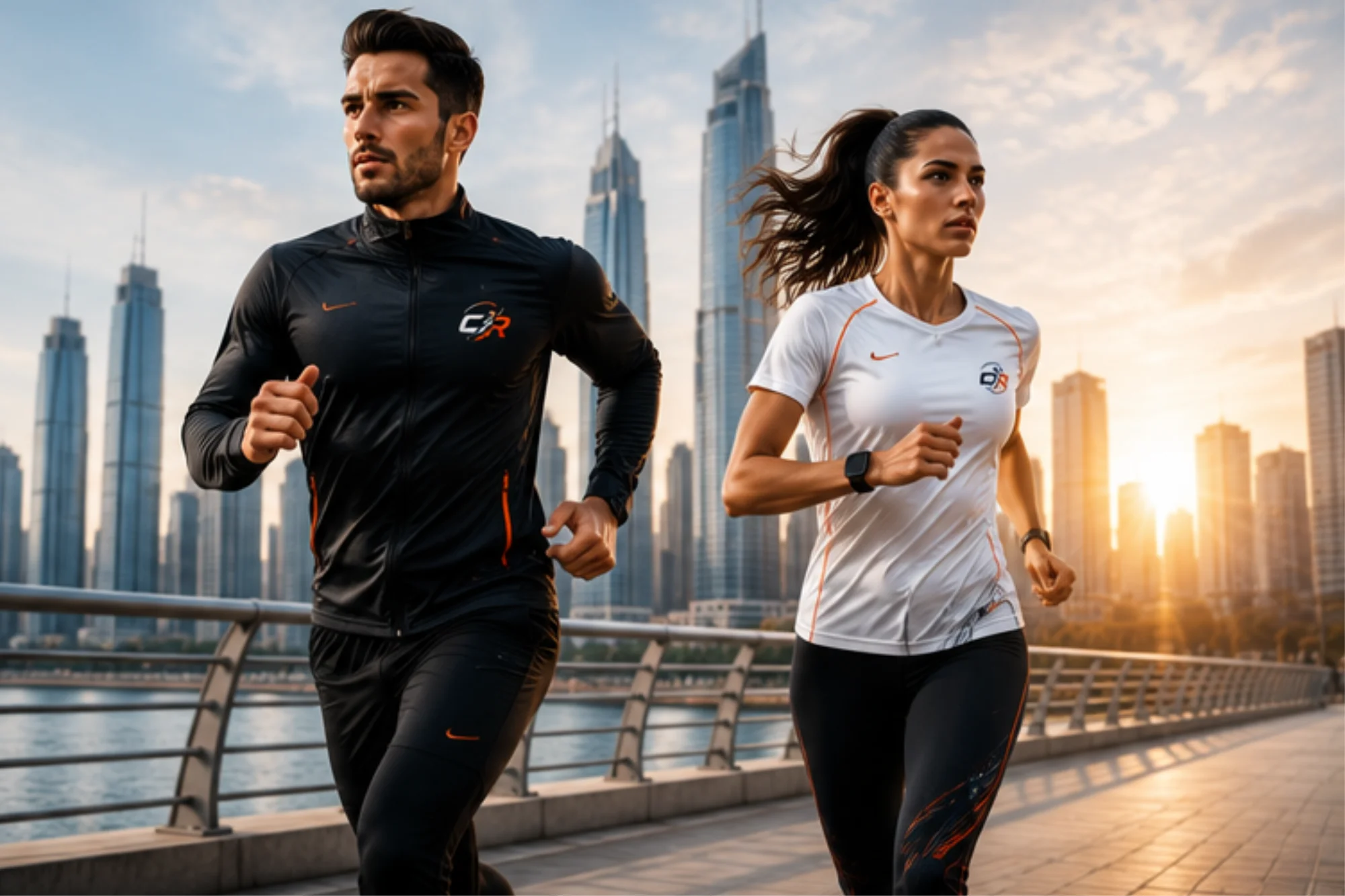Custom running wear by Crivun Exports