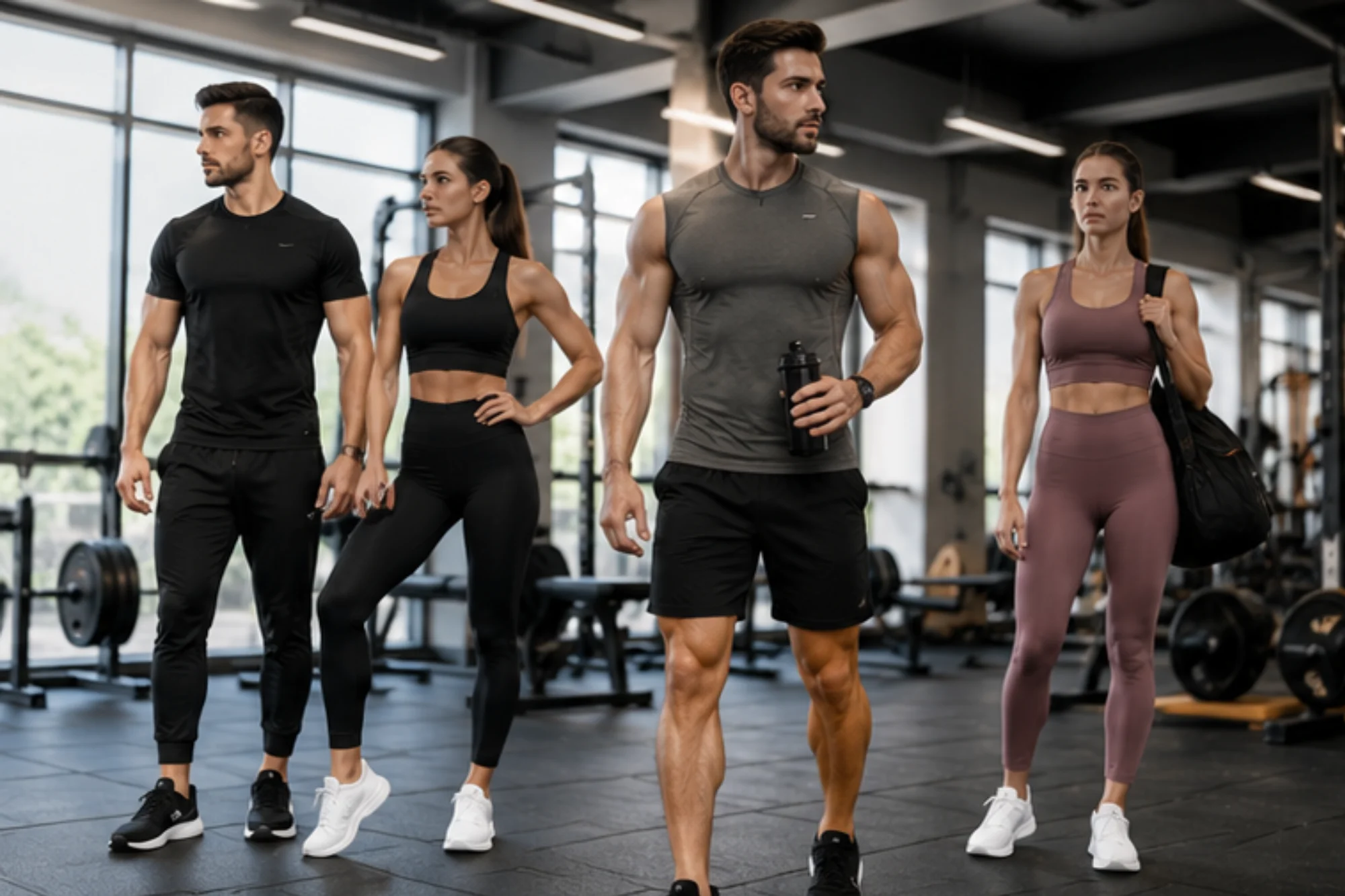 Premium custom fitness wear sample