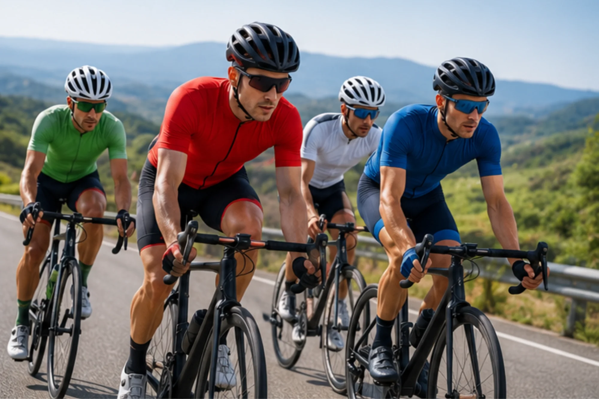 Custom cycling wear by Crivun Exports